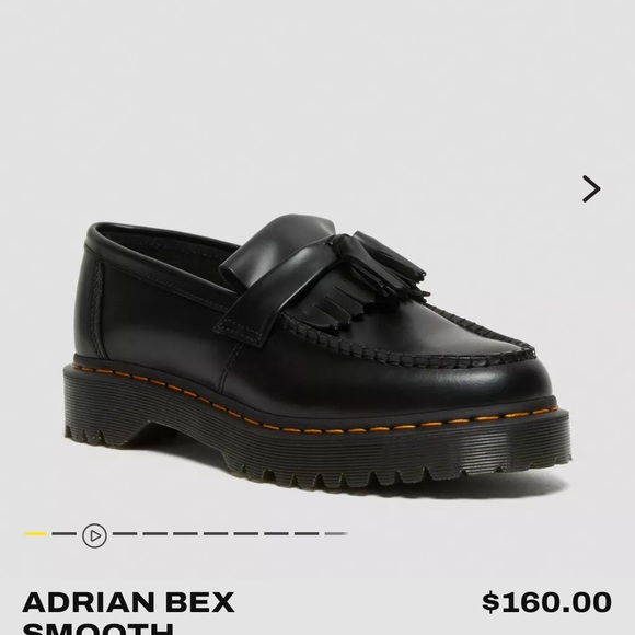 Dr. Martens Shoes - Doc Martens Adrian Bex Smooth Black Loafers